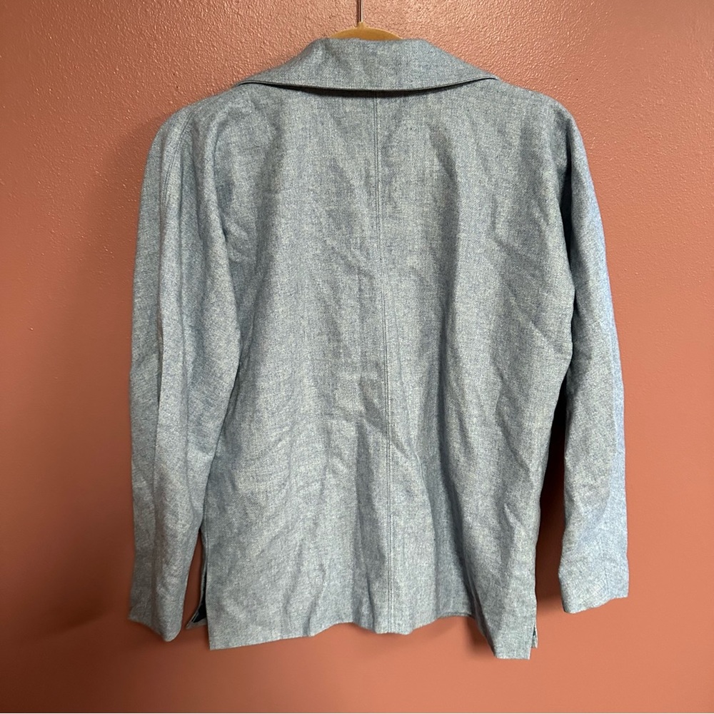 Ann Mashburn Viola lined top in sky blue brushed twill size XS NEW WITH TAGS - Picture 7 of 9